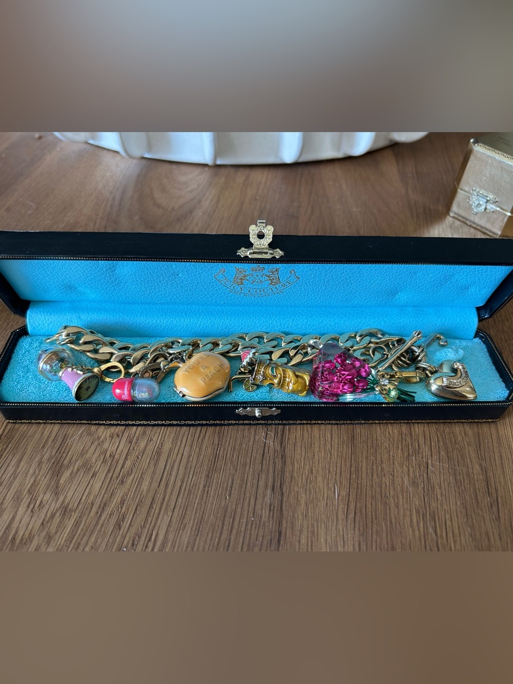 Juicy Couture Charm Necklace with 5 Charms